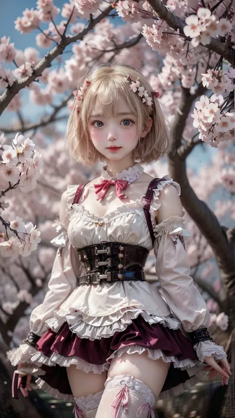 白い plum blossom、ピンクの plum blossom、Umenoki、plum、 plum blossom、Shiraume、Plum Grove Park、plum and Japanese warbler、A fantastic rainbow hangs in the sky、Steampunk Super Mini Lolita、Platinum Blonde Straight Haired Short Bob、round face、 Japanese Beautiful Girl、 ...