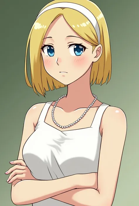 Pamela Buchanan [] 20 [] female [] Daisy and Tom's  [] Blonde hair cut into a bob, bright blue eyes, and light freckles on her knuckles. [] Typically wears a sleeveless white maxi dress, white headband, and a pearl necklace. [] Very kind and understanding,...