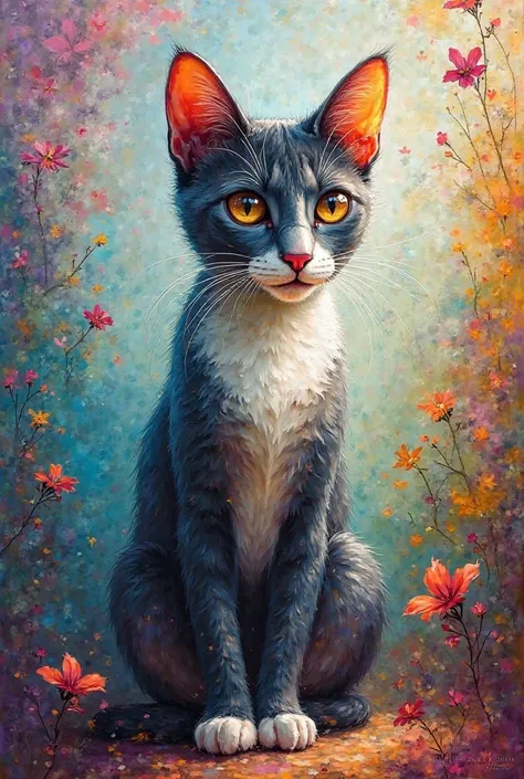 Cat painting