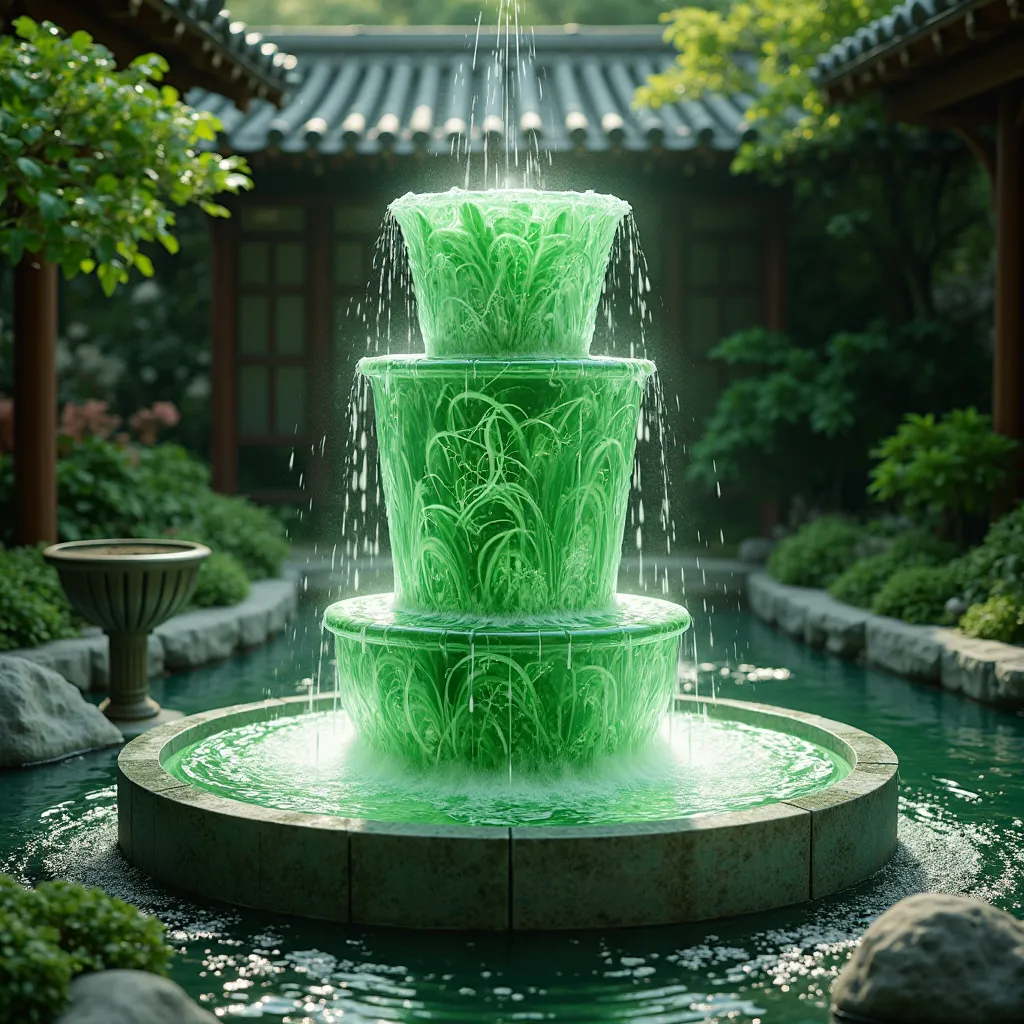 gorgeous wonderful beautiful wasabi fountain