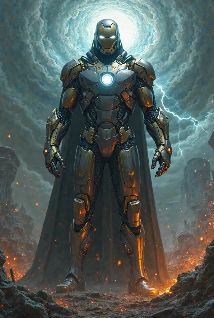 Iron man and doctor doom combination 