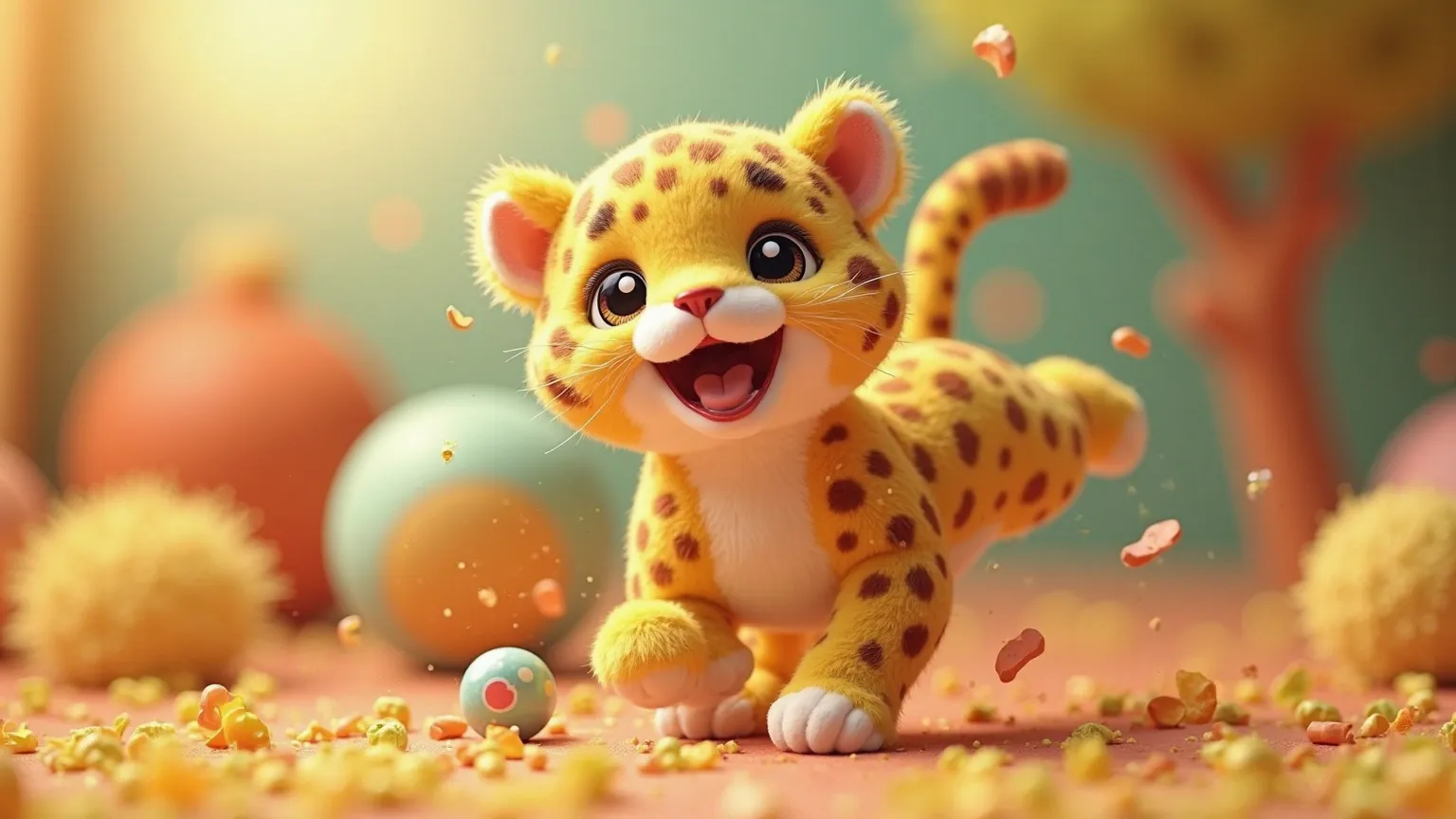 Leopard Doll Happy Play