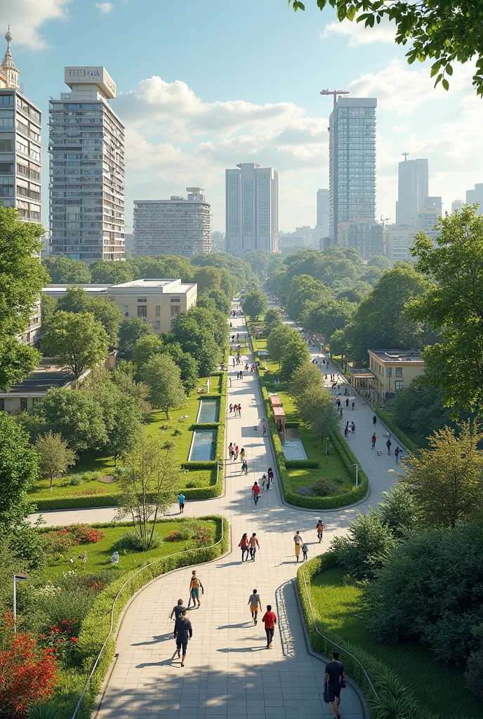 Photo ville de rennes avec de nouvelle école et plus d'espaces verts comme des parcs