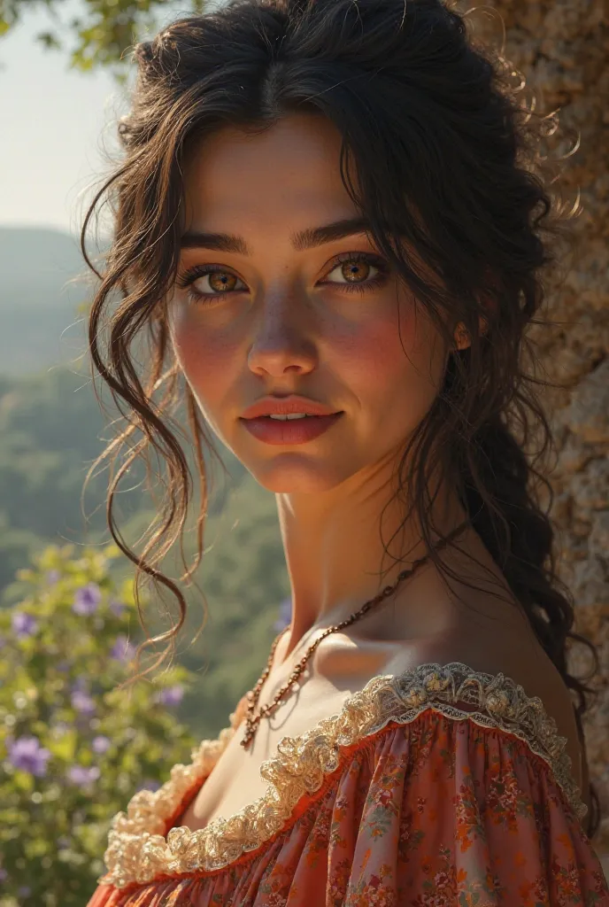 Realistic Andalusian girl
