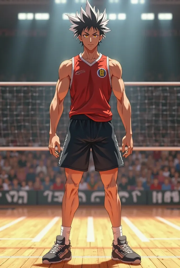 A realistic image of Haikyuu's character Bokuto Kotaro 
