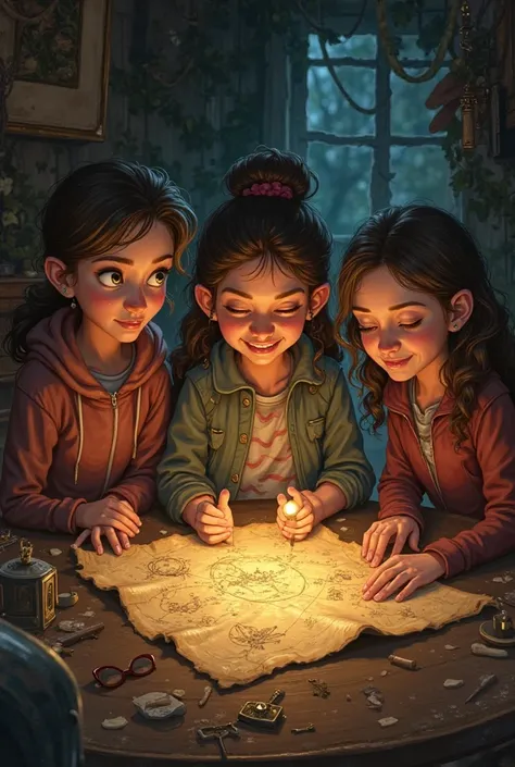 Lily and her friends discover an old map in her grandmother’s attic.