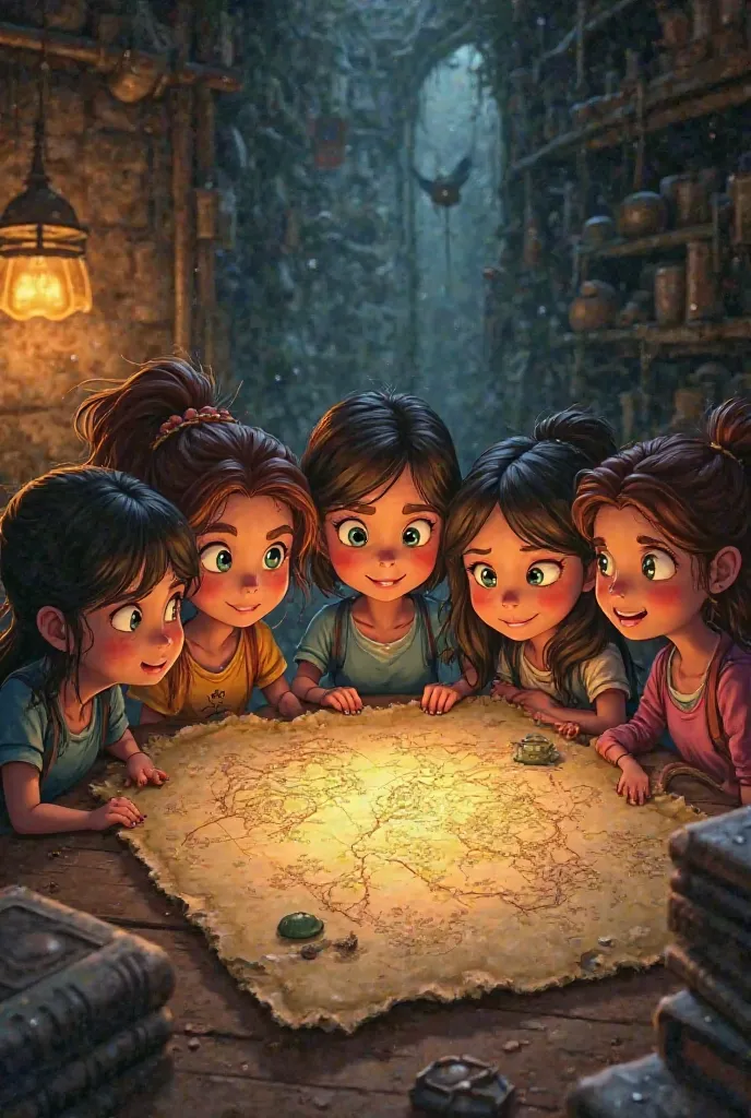 Lily and her friends discover an old map in her grandmother’s attic.