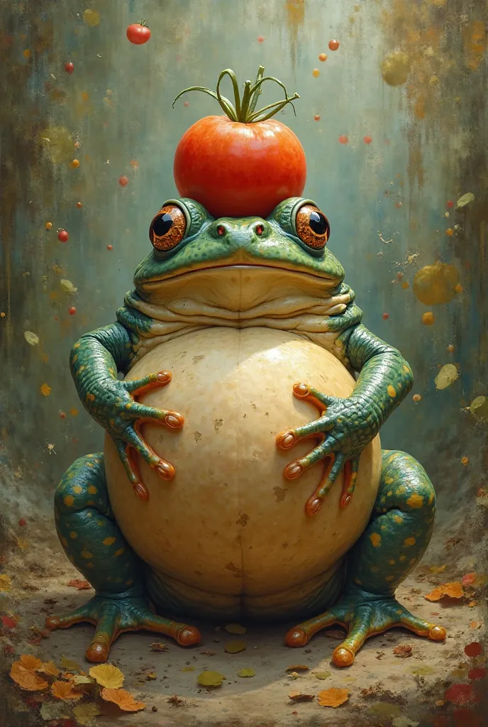 Frog pregnant by Tomato 