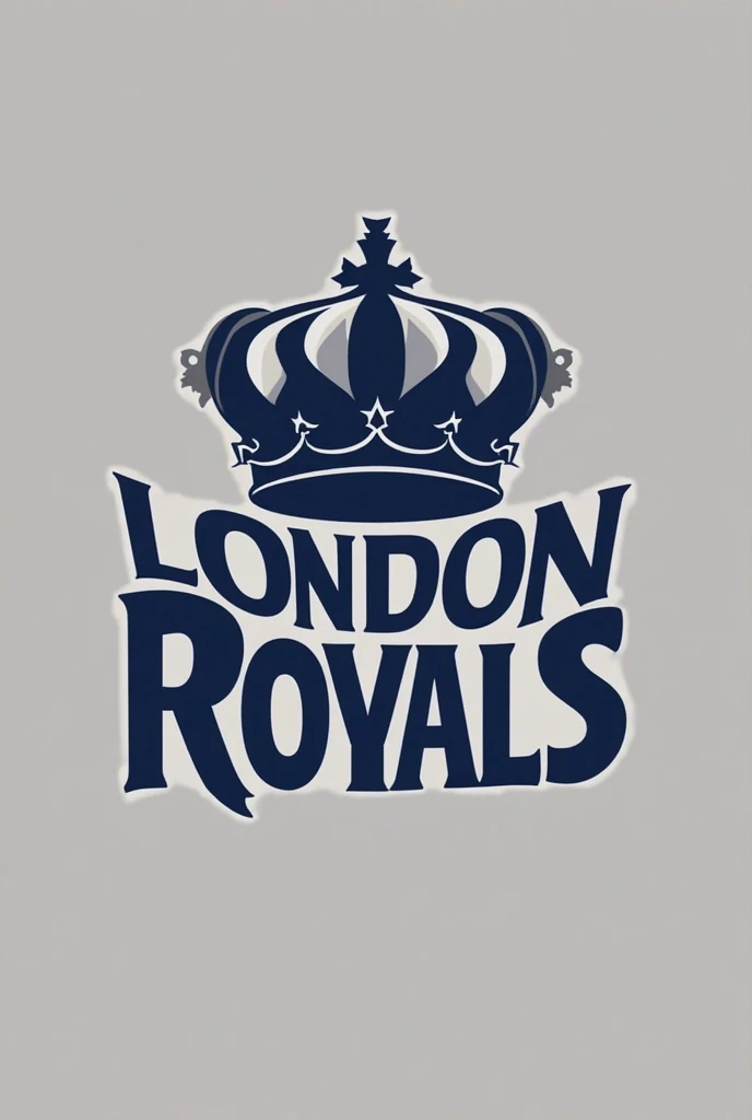 Create a simplified logo for an NFL team named the London Royals