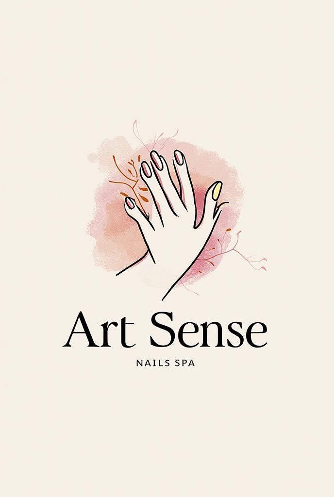 Can you create a nails spa logo named “Art Sense”