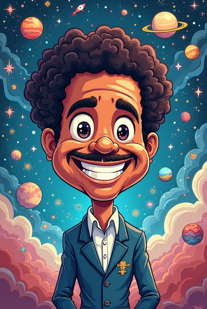 Neil De Grass Tyson cartoon