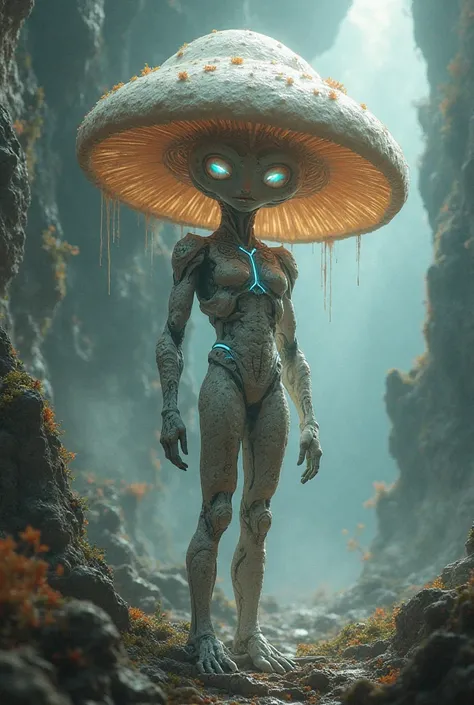 Extraterrestrial mushroom man 