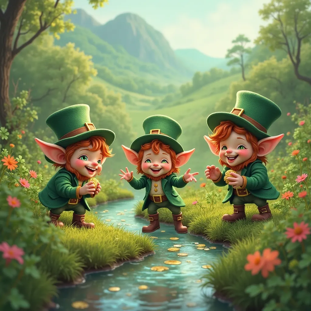 Picture of leprechauns 