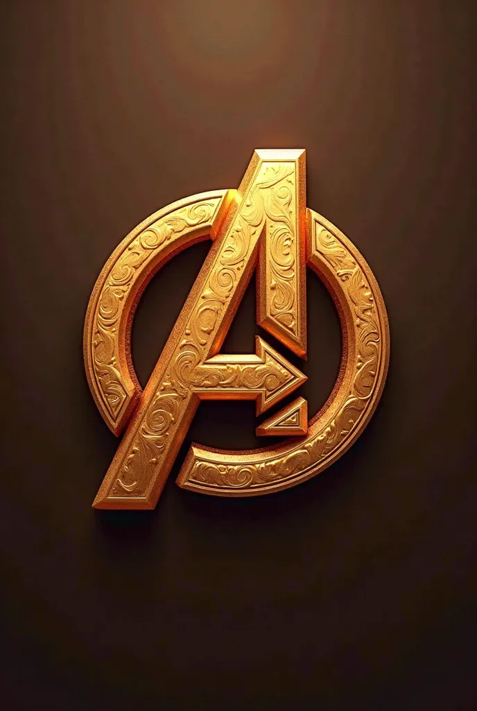 A logo based on Avengers finished but written Bakers Endgame Rocho e Dourado