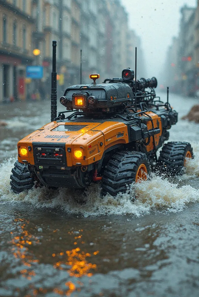 Flood Rescue Monitoring Robot