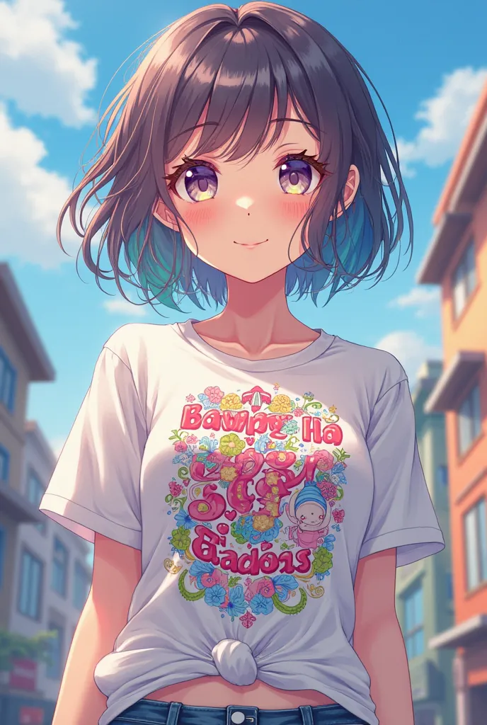  anime girl t-shirt