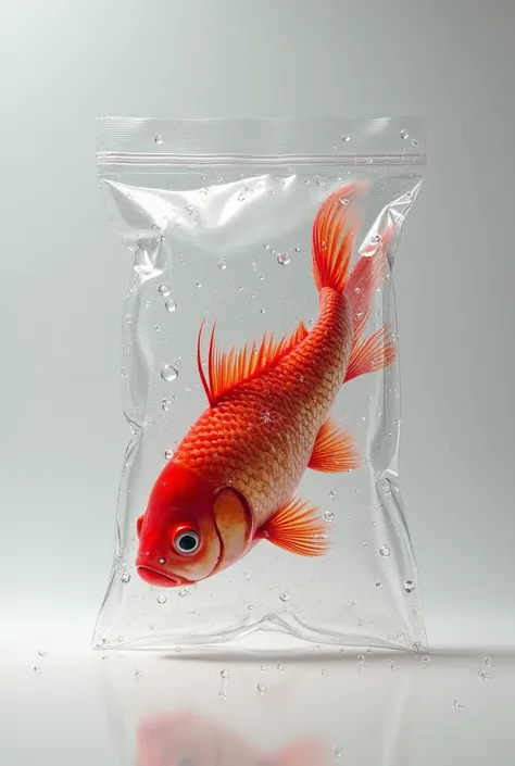 Red fish vacuum bag