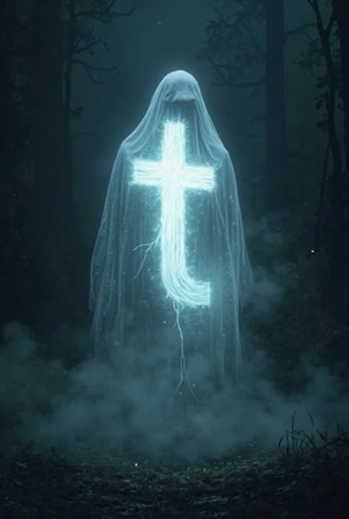 T logo ghost shape