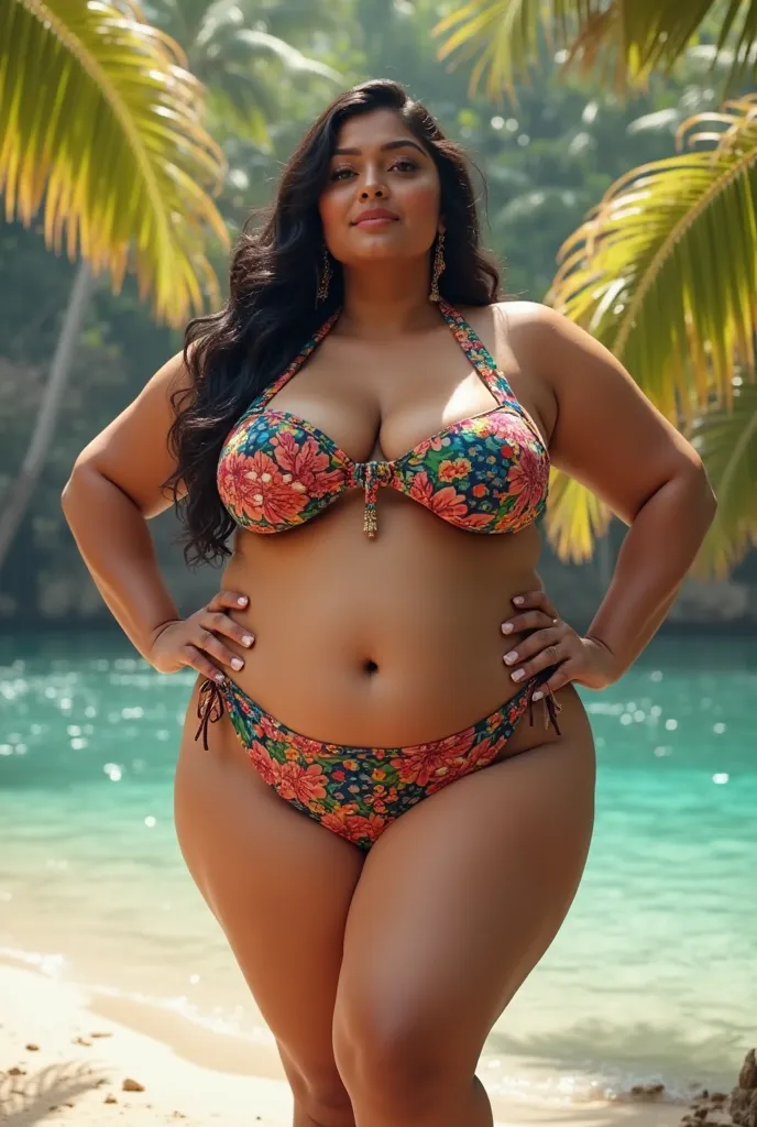 Plus size indian bhabhi with plus size tits in bikini