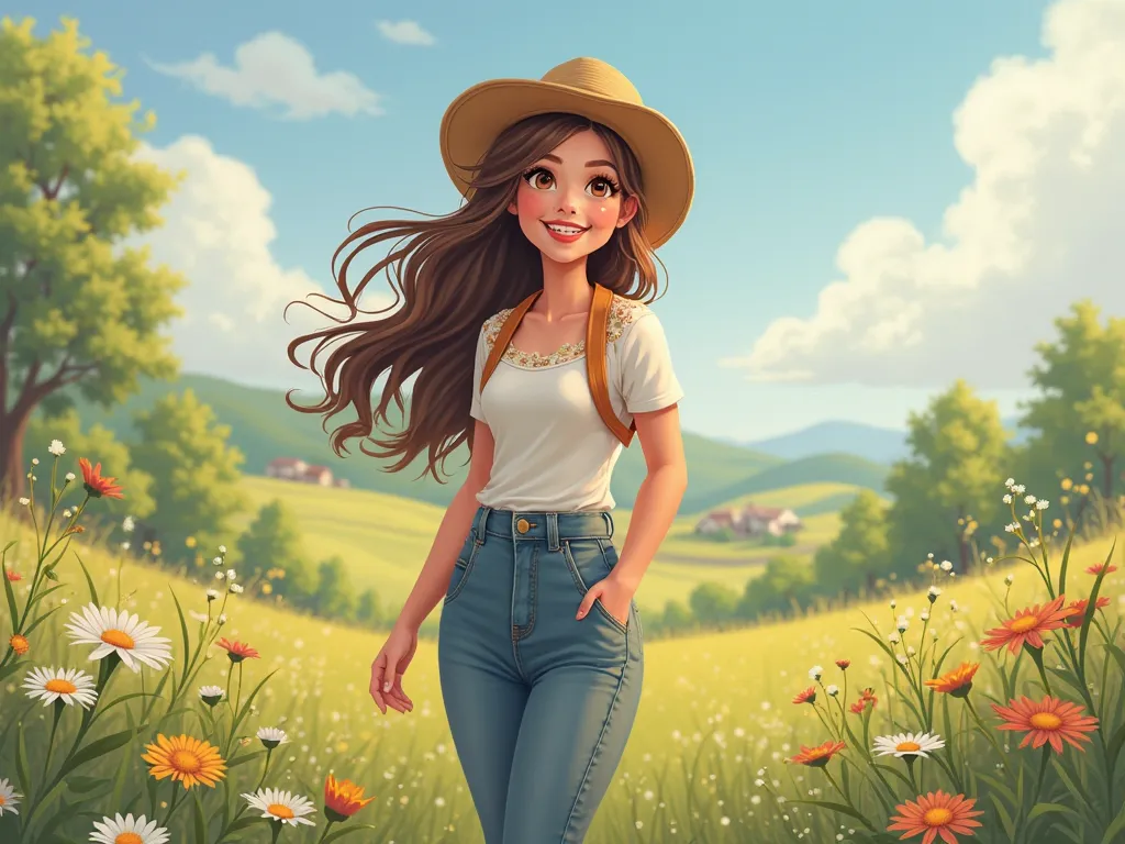 country girl, cute, shapley, smiley, outside