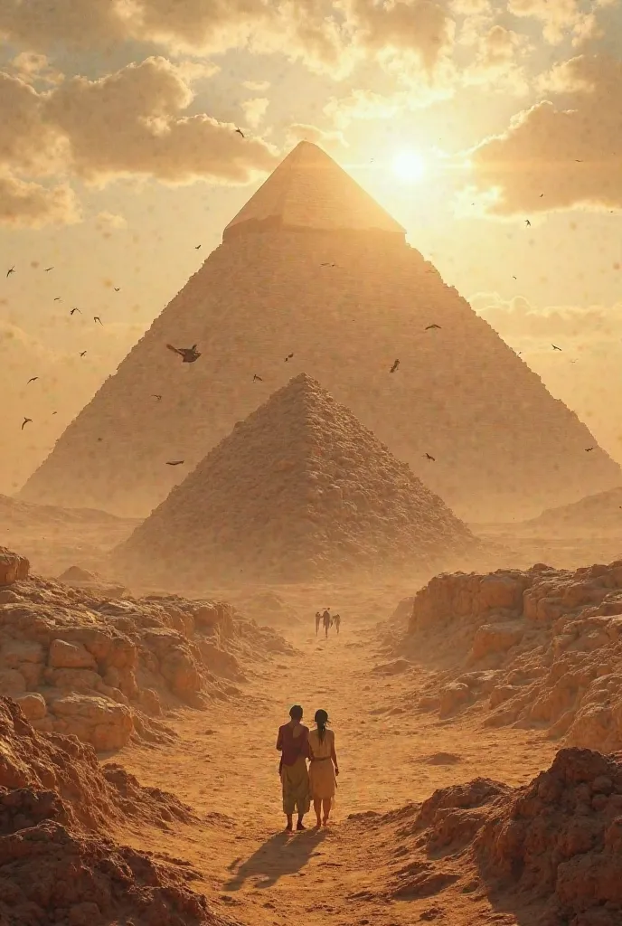 I want to video the secret of building the pyramids