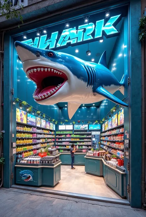 Shark Supplements store opening from 09 to 21:00