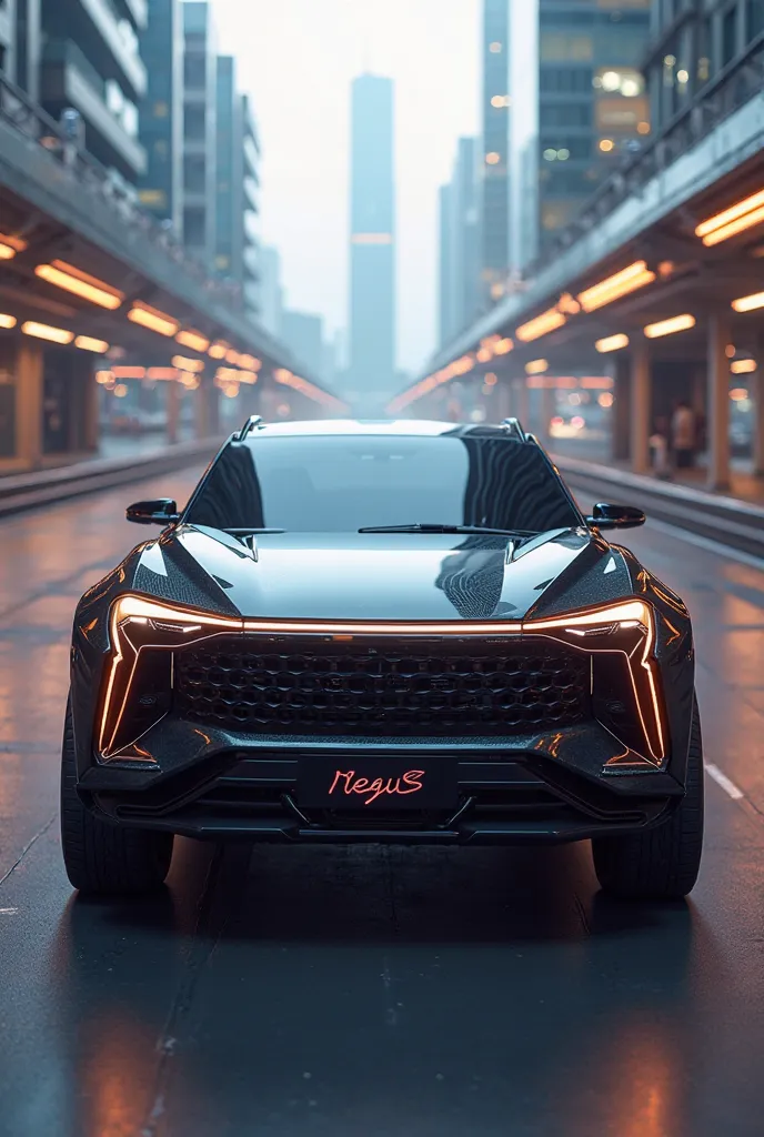 A modern 2025 SUV from NEGUS , that is not yet on the market. 