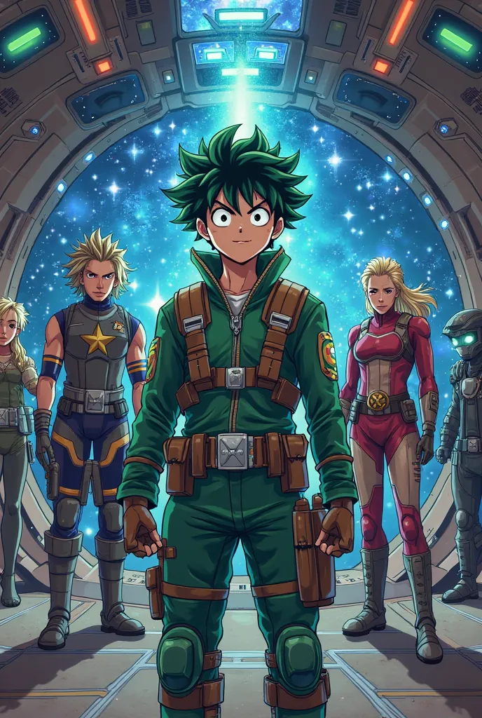 Izuku midoriya being a member of the guardians of the galaxy 