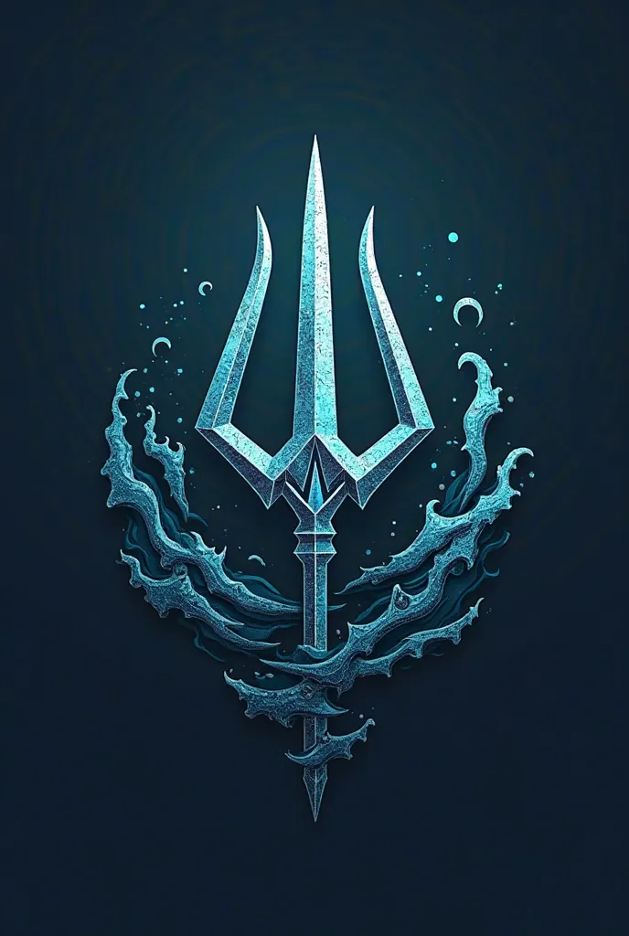 Logo inspired by Poseidon's trident 