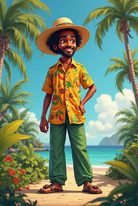 Jamaican baljeet tjinder wearing jamaican clothing