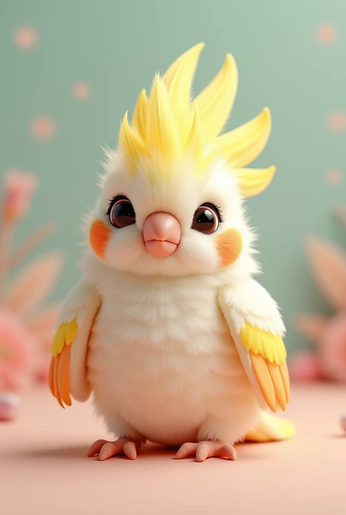 Labubu doll with Birted Cockatiel costume