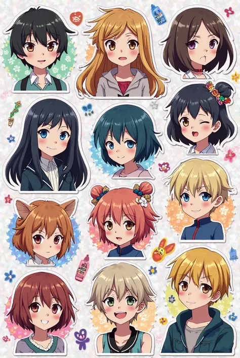 Anime one pease stickers 