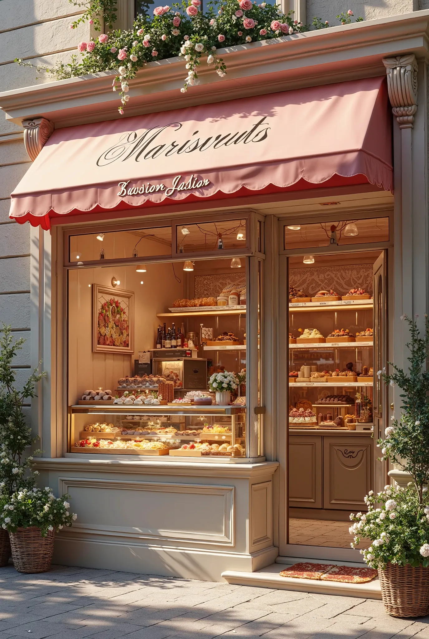 Pastry shop with the name of Marisweets