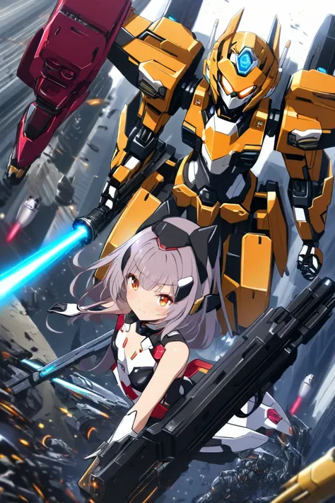 Freswerkulfs。Freswerk Ruffs。HD。high definition。 Frame Arms Girl 。 Stiletto。 robot 。 robot に犯される。 machine gun 。naked。Fucked by a space monster。naked。 clothes。    lolicon。 small tits。(masterpiece, amazing quality, illustration, very awa, newest, absurdres) b...