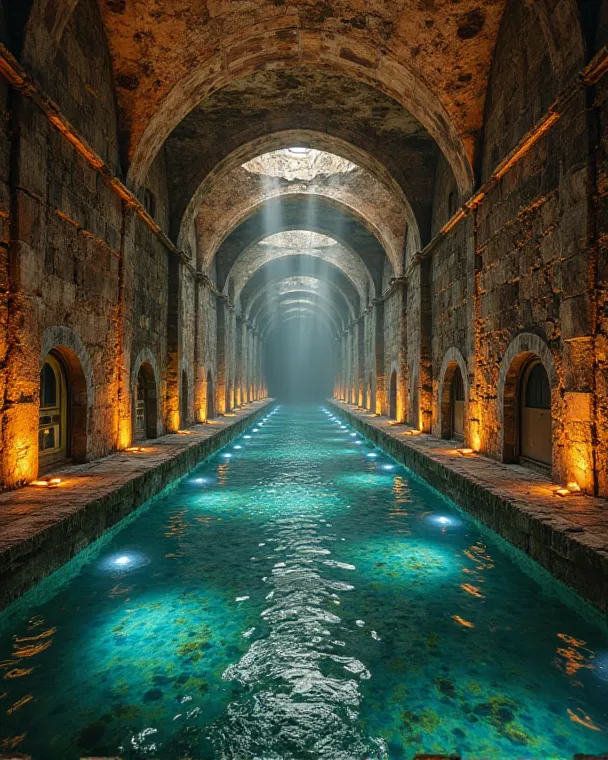 Deep under the Basilica Cistern is a hidden city, In the Ottoman, Byzantine and futuristic architecture fused together. Huge water trap flows from the ceilings, roads are made of living marble, and the walls tell old stories in glowing symbols. A door lead...