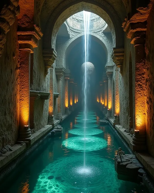 Deep under the Basilica Cistern is a hidden city, In the Ottoman, Byzantine and futuristic architecture fused together. Huge water trap flows from the ceilings, roads are made of living marble, and the walls tell old stories in glowing symbols. A door lead...