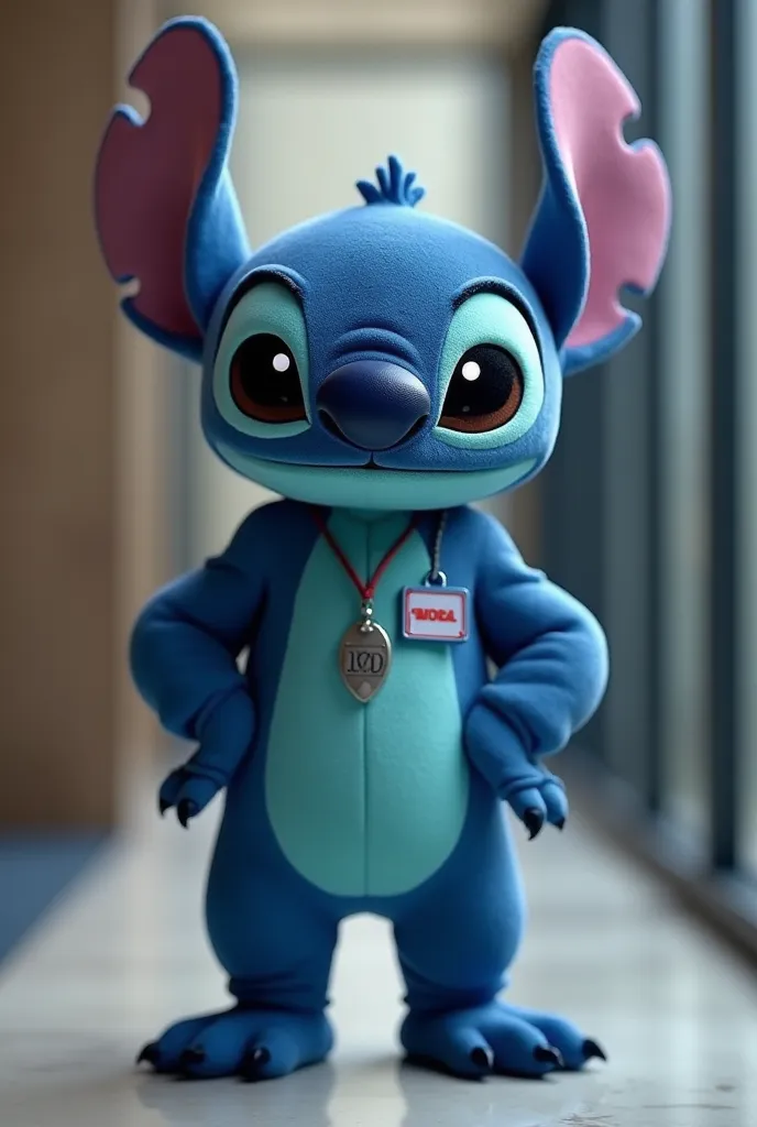 Create a serious stich,To be a mascot 