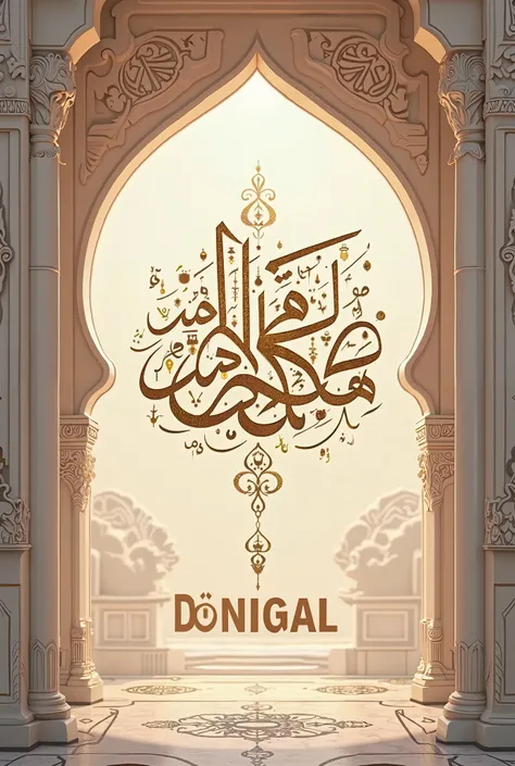 Jumua Mubarak with our company logo Donigal