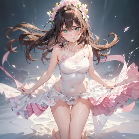 Very Angry, K resolution,((Best Quality)),Ultra-high resolution, (Expressionless), (green eyes), A beautiful, symmetrical face,Realistic:1.4,Realistic:1.4,(masterpiece:1.2),Perfect Eyes,Perfect Eyes,Perfect thighs,（sweat:1.5）,Captivating Hips, mature femal...