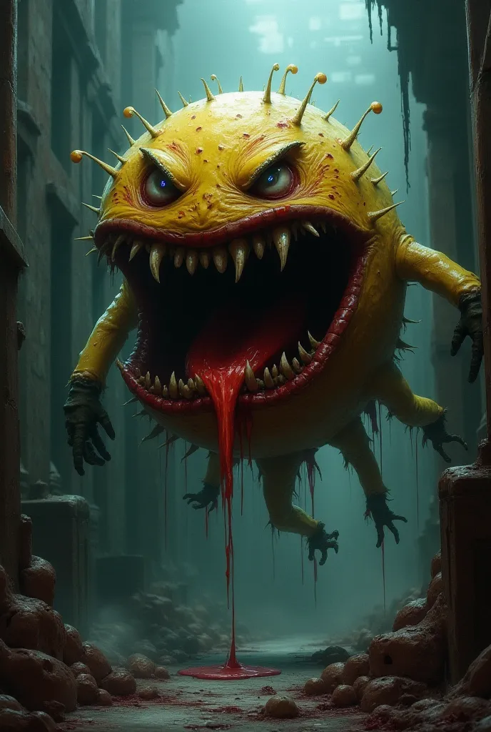 A terrifying PAC MAN 