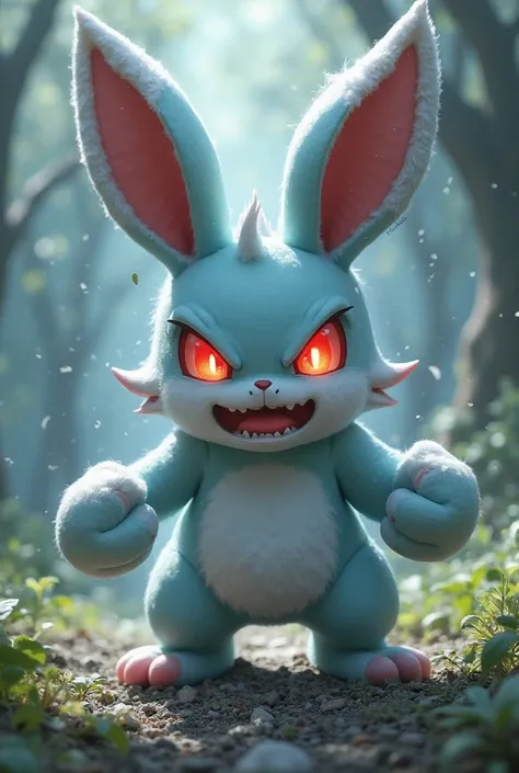 *Ghounny, the Pokemon Bunny Enojon, is a ghost type and fights, Ghounny's fists are so strong and hard that they are able to defeat someone with a single blow, Ghounny is also able to get angry easily, when he gets angry, his ears turn a reddish color as i...