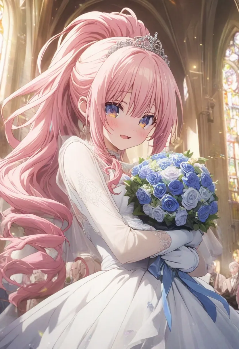 more_details:-1, more_details:0, more_details:0.5, more_details:1, more_details:1.5, more_details:2, ( masterpiece, best quality, artist request ), game cg, ((1gir))), (girl is kugayama rion, pink hair, long hair, ponytail, brown eyes),   beautiful detaile...