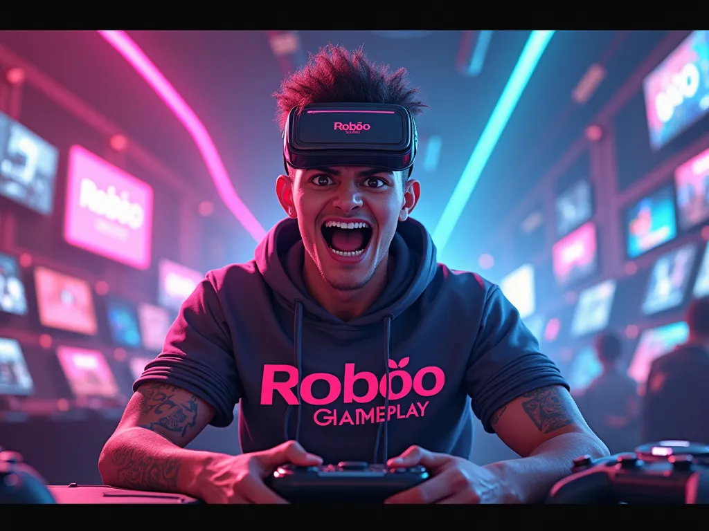 Banner for YouTube channel named Robão Gameplay