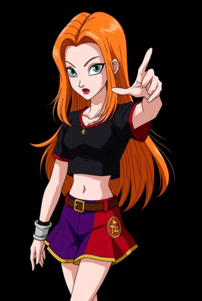 Personagem feminina de um criança de s idade. Wiccan sorceress from the Dragon Ball Classic universe with the traits of Akira Toriyama and made by the animation studio TOEI ANIMATION. Age: s.  Appearance

Hair :  Long and voluminous , in a vibrant shade of...