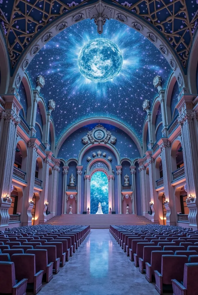 Create me images of a theater called the great stellar fantasy theater