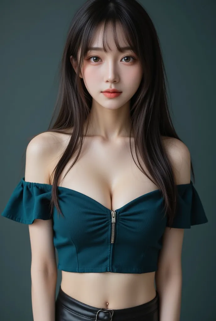 18 years old、(big breasts:2), (slim body:1.5), ( long and thin legs:1.5), ( small ass in plain black:1.5), High Resolution, masterpiece, accurate, Highest quality, high detail, ( super real:1.8),
A young Asian woman, positioned slightly off-center towards ...