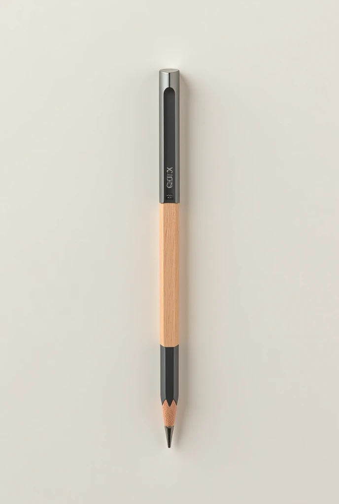 Pencil with rubber and razor blade