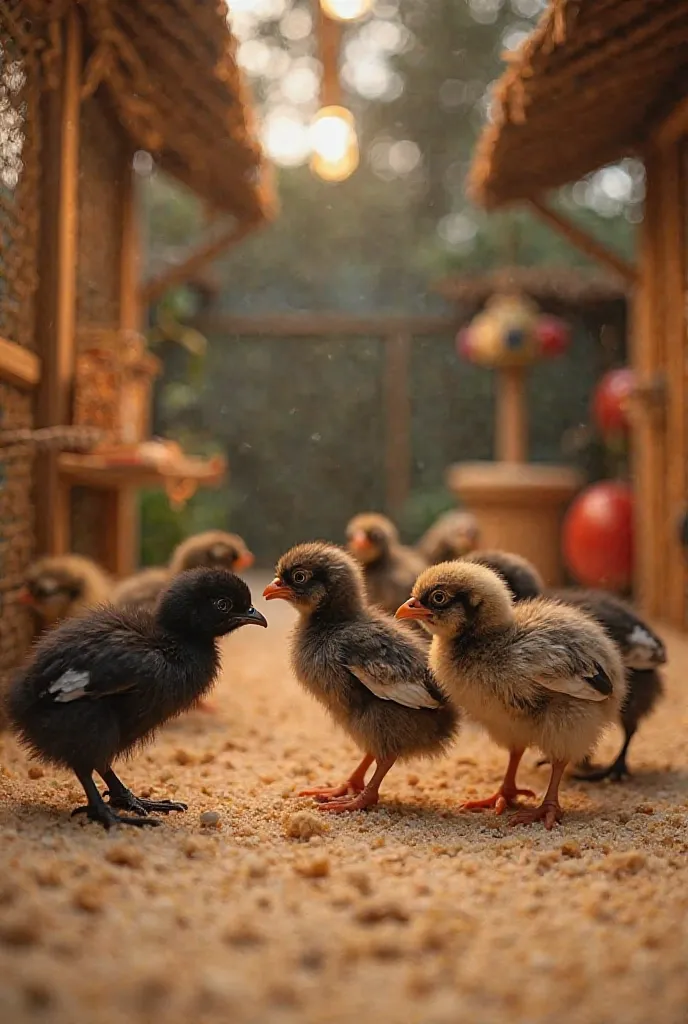 Nursery idea to make to raise capoeira chicks up to 30 days old 