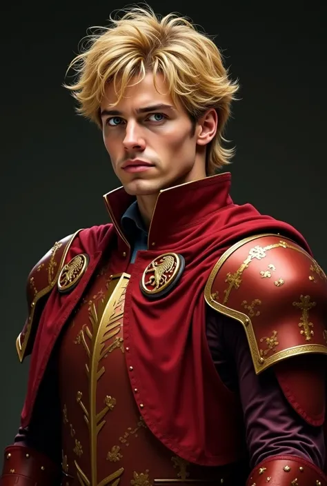 "Wilhelm Lannister has tousled golden-blond curls, intense blue-green eyes that shift between icy menace and playful mischief, and sharp, angular features—high cheekbones, a defined jawline, and a smirk that is both arrogant and enticing. His expression of...