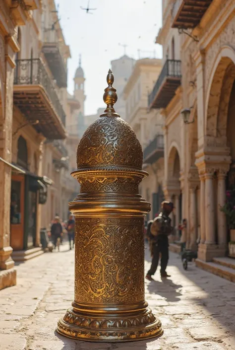 Ramadan Cannon Shaped in Nabulset with Cream